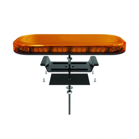 Mini R65 LED Lightbar - Single Bolt Mount - Amber Lens